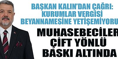 BAŞKAN KALIN’DAN BAKAN ŞİMŞEK’E UZATMA ÇAĞRISI