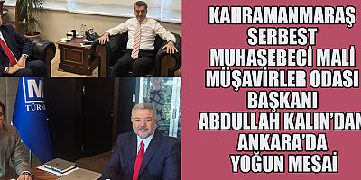 BAŞKAN KALIN’DAN TÜRMOB VE HAZİNE BAKANLIĞI’NA ÖNEMLİ ZİYARET