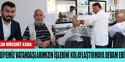 BAŞKAN KARA HEP BİRLİKTE ÇALIŞMAYA DEVAM EDECEĞİZ