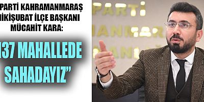BAŞKAN KARA SÜREKLİ VATANDAŞLARIMIZLA İÇ İÇEYİZ