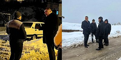 BAŞKAN KARACA, CADDELERİMİZ VE SOKAKLARIMIZ TEMİZLENİYOR: KARLA MÜCADELE HIZ KESMEDEN DEVAM EDİYOR