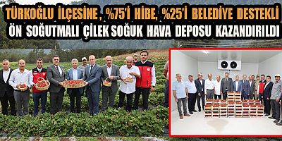 BAŞKAN KARACA  SOĞUK HAVA DEPOSU ÜRETİCİLER İÇİN BÜYÜK KAZANIM