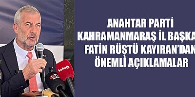 BAŞKAN KAYIRAN MİLLETİN MERKEZİNE İNŞA EDİLMİŞ BİR PARTİ