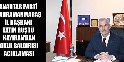 BAŞKAN KAYIRAN OKULLAR VE SOKAKLAR DAHA GÜVENLİ OLMALI