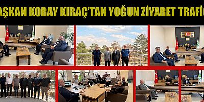 BAŞKAN KIRAÇ, AFŞİN’İN GELECEĞİ İÇİN KONUKLARIYLA BİR ARAYA GELDİ