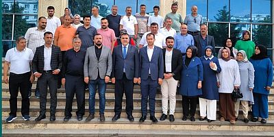 AK PARTİ'Lİ BAŞKAN KOZ’DAN BAŞKAN KARACA’YA HAYIRLI OLSUN ZİYARETİ
