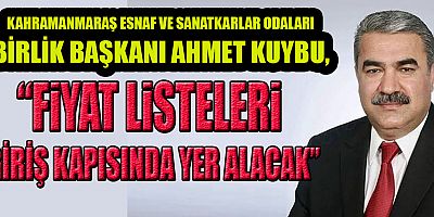 BAŞKAN KUYBU TÜKETİCİ MAĞDURİYETLERİ GİDERİLECEK