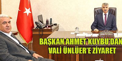 BAŞKAN KUYBU, VALİ ÜNLÜER’LE ÇOCUK YARDIM FONU HAKKINDA GÖRÜŞTÜ