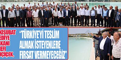 BAŞKAN MAHÇİÇEK “400-450 BİN NÜFUSLU İLÇELERİN İÇERİSİNDE HER SEÇİMDE BİRİNCİYİZ”