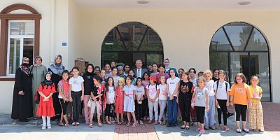 BAŞKAN MAHÇİÇEK, “ÇOCUKLARIMIZLA BERABER OLMAK BİZLER İÇİN DE MUTLULUK”