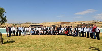 BAŞKAN MAHÇİÇEK EXPO ALANINDA ESNAF ODALARI BAŞKANLARIYLA BULUŞTU