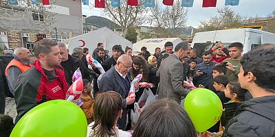 BAŞKAN MAHÇİÇEK ILICA’DA GÖNÜLLERE DOKUNDU