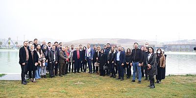 BAŞKAN MAHÇİÇEK, MİMARLAR VE MÜHENDİSLERLE EXPO ALANINDA BULUŞTU