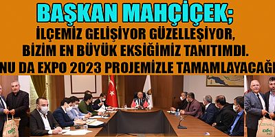 BAŞKAN MAHÇİÇEK, MUHTARLARLA 2021 YILINI DEĞERLENDİRDİ