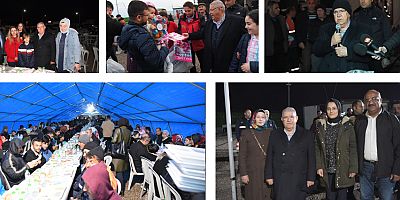BAŞKAN MAHÇİÇEK, PERSONELLER VE AİLELERİYLE İFTAR SOFRASINI PAYLAŞTI