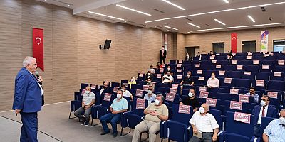 BAŞKAN MAHÇİÇEK, SİTE YÖNETİCİLERİYLE BULUŞTU