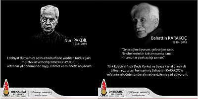 BAŞKAN MAHÇİÇEK’TEN, ANMA MESAJI