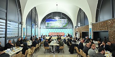    BAŞKAN MAHÇİÇEK, TMMOB'A BAĞLI  MESLEK ODALARIYLA İFTARDA BULUŞTU 