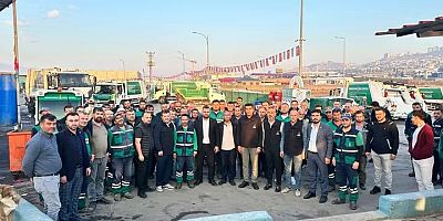 BAŞKAN MEHMET AKİF DAĞ EMEKÇİLERLE BİR ARAYA GELDİ