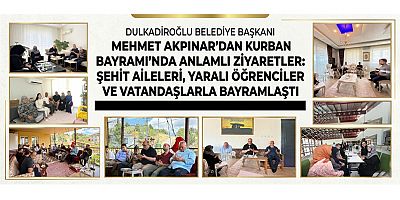 BAŞKAN MEHMET AKPINAR BAYRAMDA GÖNÜLLERE DOKUNDU
