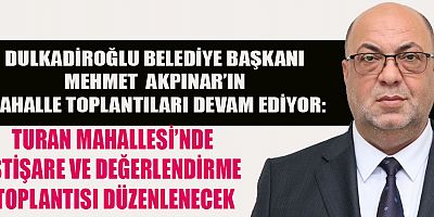 BAŞKAN MEHMET AKPINAR: “BİRLİKTE BÜYÜYORUZ”