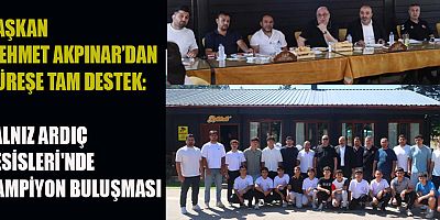 BAŞKAN MEHMET AKPINAR’DAN GENÇ SPORCULARA TAM DESTEK