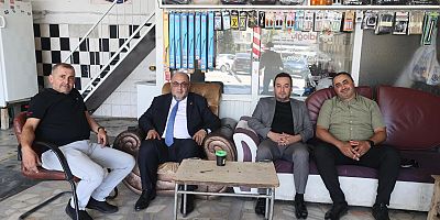 BAŞKAN MEHMET AKPINAR’DAN İŞ İNSANI ERCAN DAĞILGAN’A ZİYARET