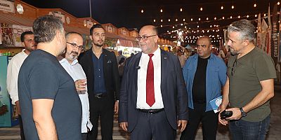 BAŞKAN MEHMET AKPINAR’DAN KAHRAMANMARAŞ AĞUSTOS FUARI’NA ZİYARET