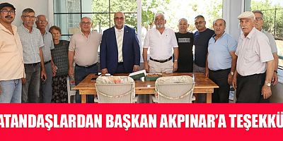 BAŞKAN MEHMET AKPINAR, DOĞANLIKARAHASAN MAHALLESİNDE VATANDAŞLARLA BULUŞTU