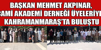BAŞKAN MEHMET AKPINAR, FARKLI ŞEHİRLERDEN GELEN MİSAFİRLERLE SOHBET ETTİ