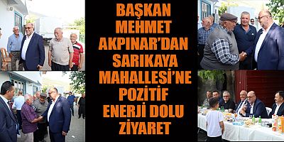 BAŞKAN MEHMET AKPINAR HALKIN GÖNLÜNDE
