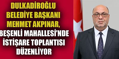 BAŞKAN MEHMET AKPINAR,  SORUNLARA HIZLI ÇÖZÜM ÜRETİYORUZ
