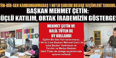 BAŞKAN MEHMET ÇETİN: KAZANAN BİRLİK VE BERABERLİĞİMİZDİR