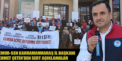 BAŞKAN MEHMET ÇETİN: MEMURU EZEREK ENFLASYONLA MÜCADELE EDİLEMEZ 