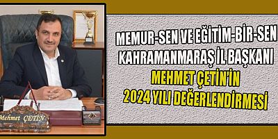 BAŞKAN MEHMET ÇETİN: OCAK ZAMMI KAMU EMEKÇİLERİNİ MEMNUN ETMEDİ