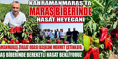 BAŞKAN MEHMET ÇETİNKAYA: MARAŞ BİBERİ HEM KÜLTÜREL MİRAS HEM EKONOMİK DEĞER