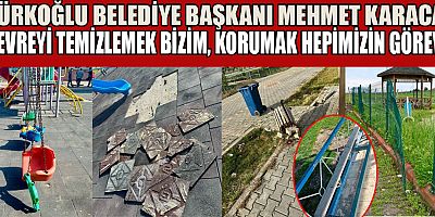 BAŞKAN MEHMET KARACA’DAN DUYARLI ÇAĞRI: “PARKLARIMIZA SAHİP ÇIKALIM”