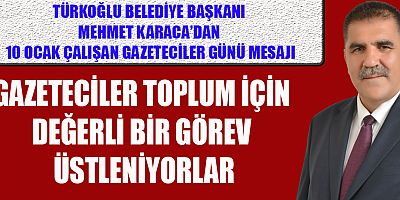 Türkoğlu Belediye Başkanı Mehmet Karaca