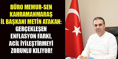  BAŞKAN METİN ATAKAN: “EMEĞİN HAKKI KORUNMADAN, ADALET SAĞLANAMAZ”