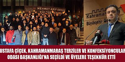 BAŞKAN MUSTAFA ÇİÇEK: SORUMLULUĞUMUZU BİLEREK ÇALIŞACAĞIZ
