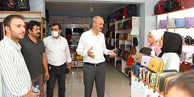 BAŞKAN OKAY’DAN BALLICA MAHALLESİNDE ESNAF ZİYARETİ