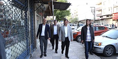 BAŞKAN OKAY’DAN ESNAF ZİYARETİ