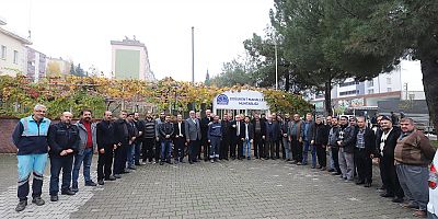 BAŞKAN OKAY DOĞUKENT APARTMAN GÖREVLİLERİ İLE BİR ARAYA GELDİ