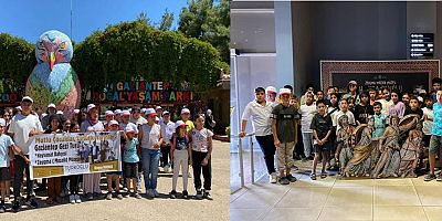 BAŞKAN OKUMUŞ DEPREMZEDE ÇOCUKLARI GAZİANTEP'E GÖTÜRDÜ