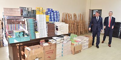 BAŞKAN OKUMUŞ’TAN CEZA İNFAZ KURUMU KÜTÜPHANELERİNE 6000 ADET KİTAP BAĞIŞI