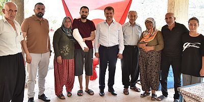 BAŞKAN OKUMUŞ ‘TAN GAZİ ARAÇAY' A ANLAMLI ZİYARET