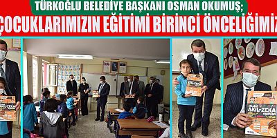 BAŞKAN OKUMUŞ TÜRKOĞLU'NDAKİ ÖĞRENCİLERİMİZ HEM DERS ÇALIŞACAK, HEM DE EĞLENECEK