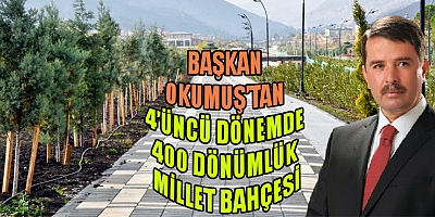 BAŞKAN OSMAN OKUMUŞ, İLÇESİNE VİZYON KATAN PROJELERE İMZA ATMAYA DEVAM EDİYOR