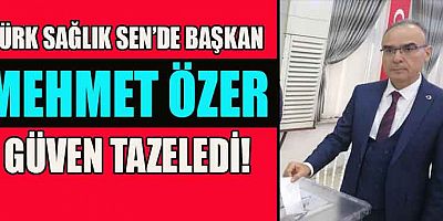 BAŞKAN ÖZER  “ŞÜKÜRLER OLSUN Kİ TÜRKİYE KAMU-SEN’LİYİZ, TÜRK SAĞLIK-SEN’LİYİZ”