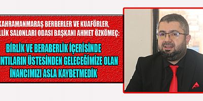 BAŞKAN ÖZKÖMEÇ’İN YENİ YIL MESAJI